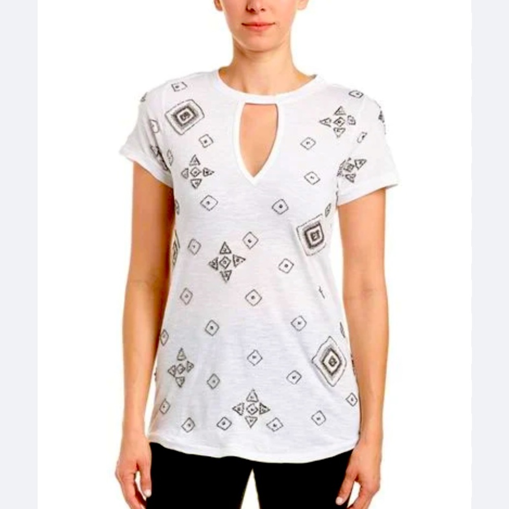 HAUTE HIPPIE Rebel T-shirt In WHITE S
